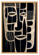 بوستر فن افريقي مطبوع