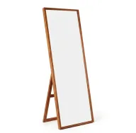Nettie Beech Wood Full-Length Standing Mirror