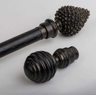 Oak Rod 180 cm single ,color is black