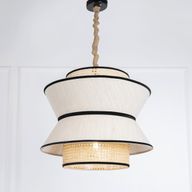 نجفة باترفلاي - أبيض في بيج