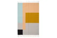 Modern Pastel Handmade Wool Kilim Rug