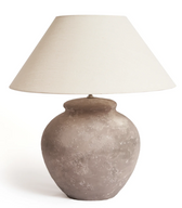 Large Sun Table Lamp - Greige