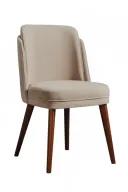 Layers Chair With Sturdy Beech Wood - With Design Fabric