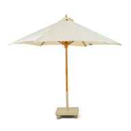 Connie Classic Wooden Outdoor Umbrella With Base