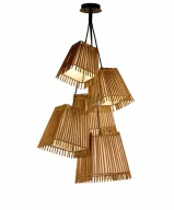 Beams Bamboo Ceiling Lighting 5 Chapeau