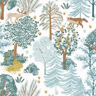 Ballad Wallpaper - Caselio Forest Animals & Trees