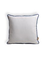 Solid (P) Cushion – (Ekru x Navy)