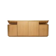 Shakhaleel Buffet - Oak Veneer Wooden Buffet