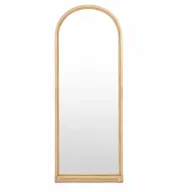 Ovale Arched Bamboo Wall Mirror