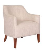 كرسي بل بذراعين ٧٢٧ مع أرجل خشبية وجسم منجد