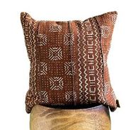 Bogo Tribal White Pattern Cushion