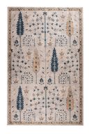 Yaluna Digital Woven Rug – Botanical Balance and Soft Modern Texture