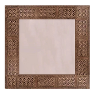 Ayoubi Engraved Wooden Frame Mirror