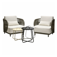 طقم ليڤل ميني خارجي - 2 كرسي و3 ترابيزات