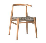 Dining Chair with a Woven Seat