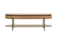 Industrial Wood & Metal Coffee Table