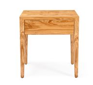 Simple Burlap Night Table