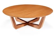 Moto Coffee Table in Oak Wood Veneer - Round Shape