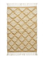 Golden Lattice Handmade Kilim Rug