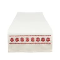 Red Snowfall Table Runner