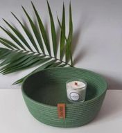 Maisi Woven Green Plate