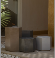 Hexagon Tables/Seats - Unique Design - Color Options