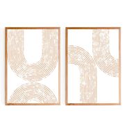 مجموعة من 2 طباعة الأقواس