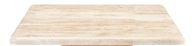 Celest Coffee Table – Natural Oak Base With Sleek Stone Top