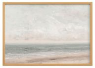 Beach Painting in Minimal Style