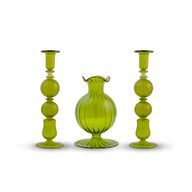 Candlesticks, & Vase