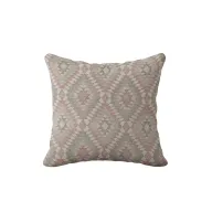 Baby Aztec Cushion in Pink & Greige