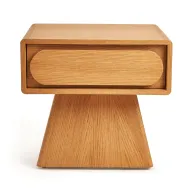 Block Nightstand  - Silver Sands