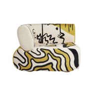 Kipu Corner Seat - Vibrant Velvet Design with Comfortable Foam Padding