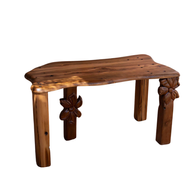 The Flower Desk | Solid Acacia Wood Office Desk