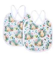 Cuddly Teddy Bib (Set of 2)