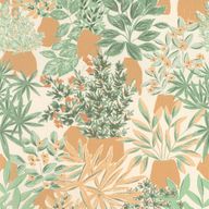Thalie Wallpaper Sable Vert