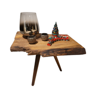 Walnut Side Table Live Edge