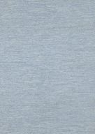 Handwoven Natural Cotton Rug – Minimalist Blue Design