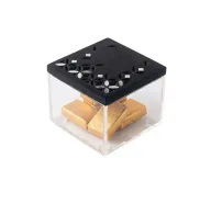 Quadra Box 02 -  Natural Black Oak Wood