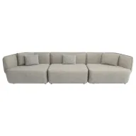 Triple Cushy Plain Beige