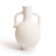White Ring Jar Vase