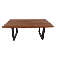 Leia Teak Solid Wood Rectangular Dining Table