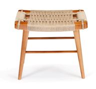 Fernando Stool – Handwoven Seat with Durable Wooden Frame