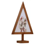 Wooden Santa Christmas Tree Decor