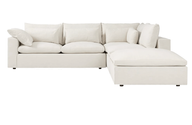 Sia L-shape Sofa with detached Ottoman