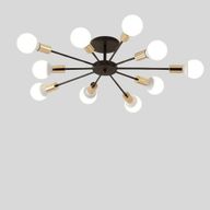 Mona Ceiling Lamp - Black & Gold - YL247