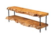 Mappa Burl Shelves Unit With Metal Chain