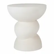 THE STONE PEBBLE Sculptural Fiberglass Side Table