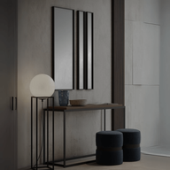 Erica Sleek Vertical Panel Mirror Set - Modern Elegance for Your Walls
