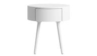 Maple Night Table - Round Design - Sturdy Wood